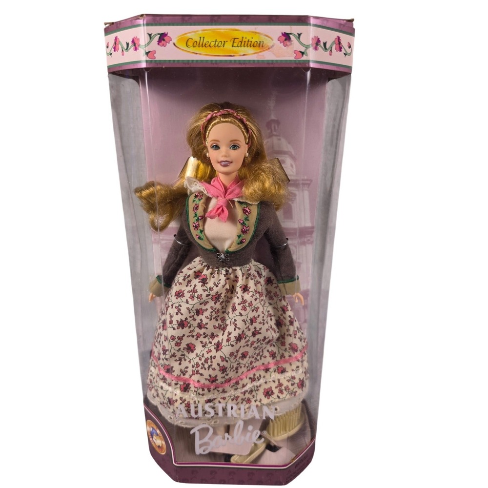 Mattel Austrian Barbie Dolls of the World Collector Edition 1998 Vintage 21553